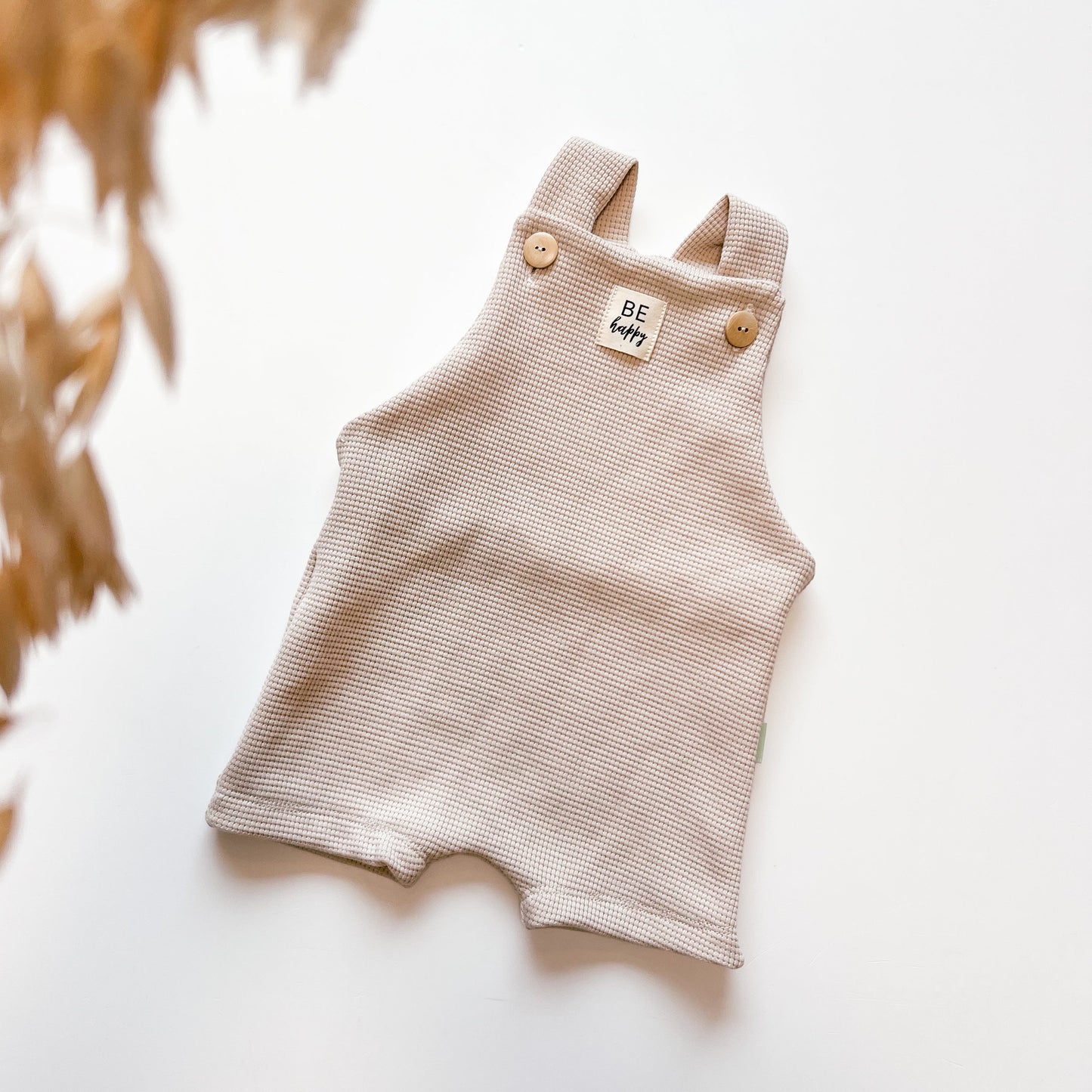 Latzhose für Baby und Kinder, beige