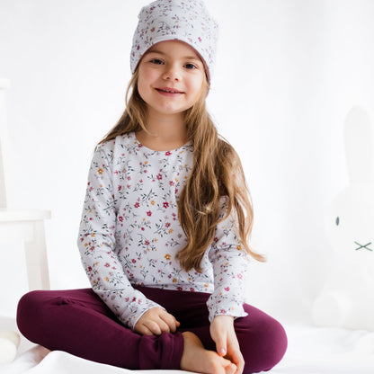 Langarmshirt für Baby und Kinder, mini Floral