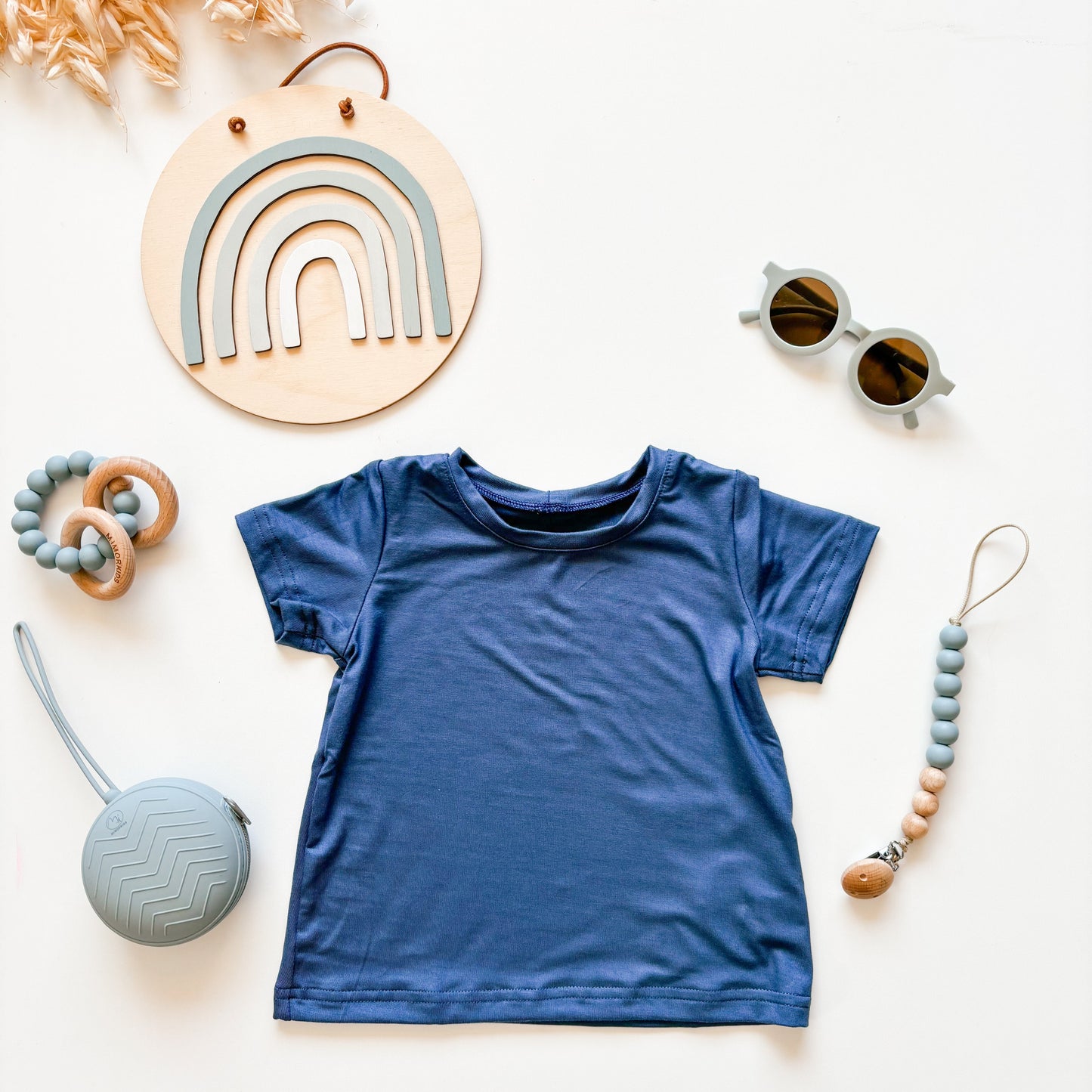 T-Shirt für Baby und Kind, Blau