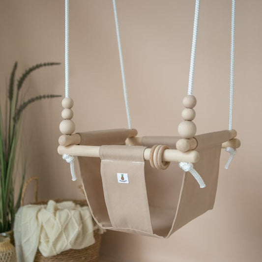 Babyschaukel Indoor Cappuccino