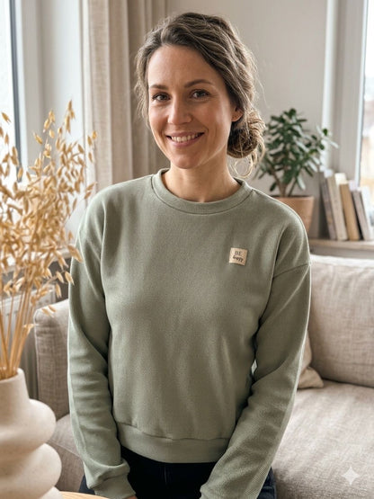 Frauen Pullover Oversized in Mint