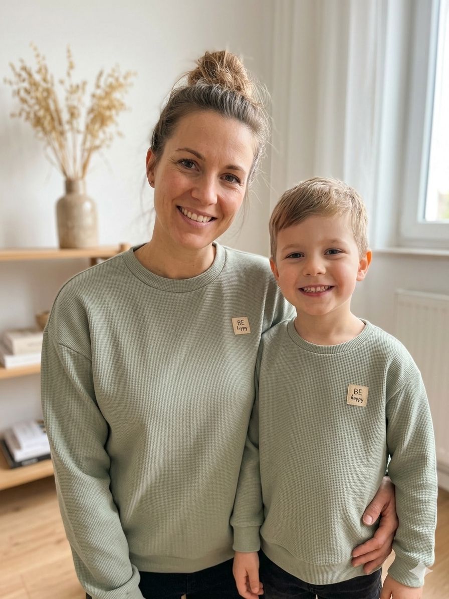 Frauen Pullover Oversized in Mint