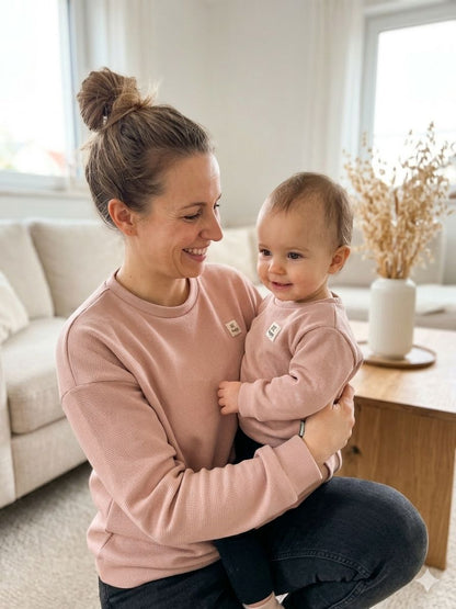 Frauen Pullover Oversized in Nude