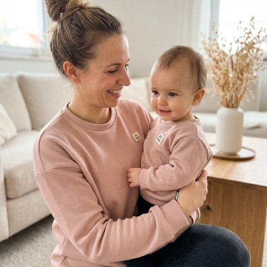 Frauen Pullover Oversized in Nude