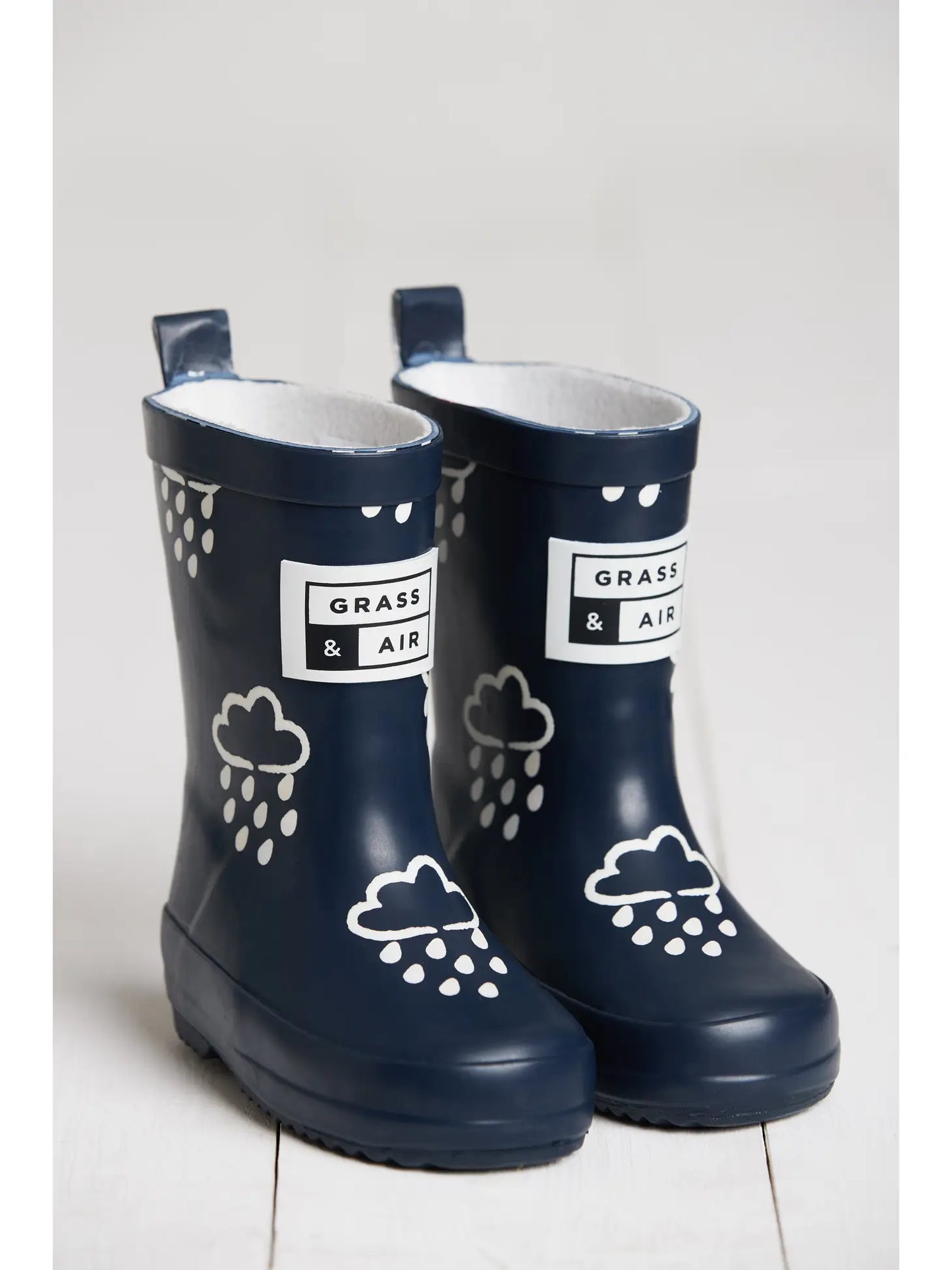 Gummistiefel mit wechselnden Farben, dunkelblau