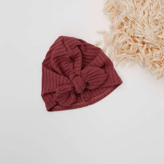 Turban, dunkelrosa