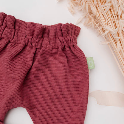 Paperbag Hose - Himbeere