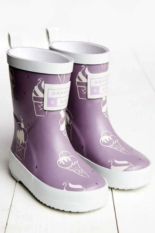 Gummistiefel mit wechselnden Farben, Ultraviolette